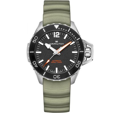 Hamilton - H77825331 - Khaki Navy Frogman Automatische Gebühr | 46 mm | H77825331