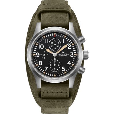 Hamilton - H71706830 - Khaki Field Auto Chrono Automatische Gebühr | 44mm | H71706830