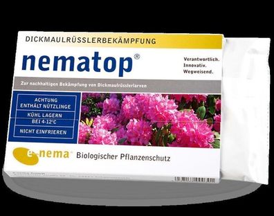 NemaTop HB Nematoden zur Bekämpfung des Dickmaulrüsslers 25 Mio für 50qm