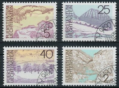 Liechtenstein 1973 Nr 596-599 gestempelt SB45F22