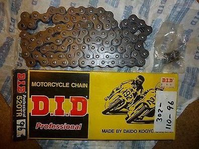 Did 520 Tr Antriebskette Kette 96 Glieder chain passt an Honda passt an Suzuki