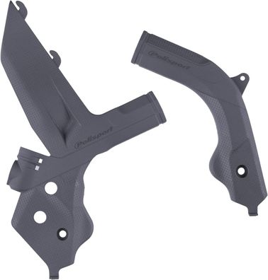 Rahmenschutz Rahmenprotektor frame passt an Ktm Exc 125 Exc-f Sxf 250 2020 grau