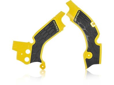 Rahmenschutz X-Grip Protektor frame guards passt an Suzuki Rmz 450 08-17 gelb-sw