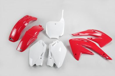 Verkleidungssatz Plastiksatz plastic kit passt an Honda Cr 85 03-07 rot-weiß