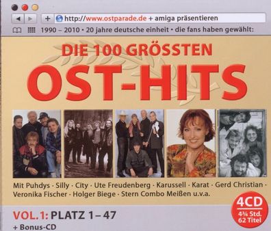 Various: Die 100 größten Ost-Hits Vol. 1: Platz 1 - 47 - Hansa