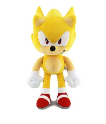 Super Sonic Plüschtier 30 cm - Sonic the Hedgehog Kuscheltier - Weiches Spielzeug