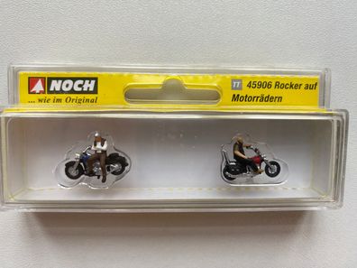 Noch 45906 Rocker auf Motorrädern , Figuren Spur TT (1:120)