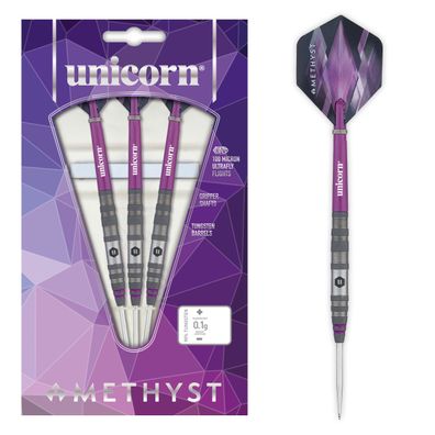 Unicorn Amethyst 2 Steel Darts / 19 Gr. oder 21 Gr. / Inhalt 1 Stück