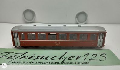 BEMO H0m DC 3255 Personenwagen 2. Kl / EW I BB / Bernina Bahn / RhB / OVP