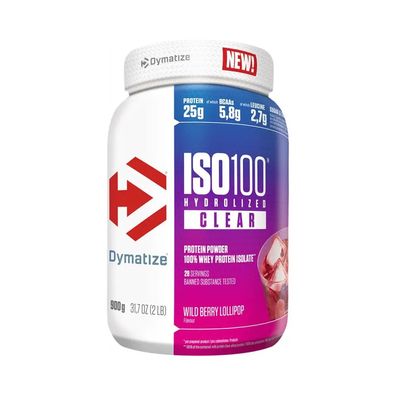 Dymatize ISO 100 Clear (900g) Wild Berry Lollipop