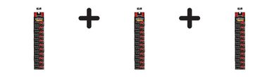 3 x Jack Links Beef Jerky Clipstrips (12x25g) Sweet and Hot