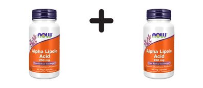 2 x Now Foods Alpha Lipoic Acid 250mg (60)