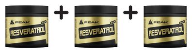 3 x Peak Resveratrol (90 Caps)