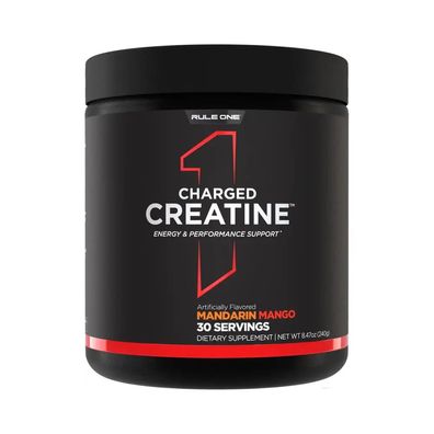 Rule1 R1 Charged Creatine (30 Serv) Mandarin Mango