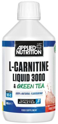 L-Carnitine Liquid 3000 & Green Tea, Fruit Burst - 495 ml