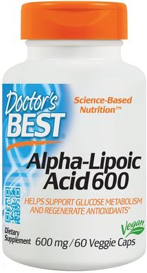 Best Alpha Lipoic Acid, 600mg - 60 veggie caps