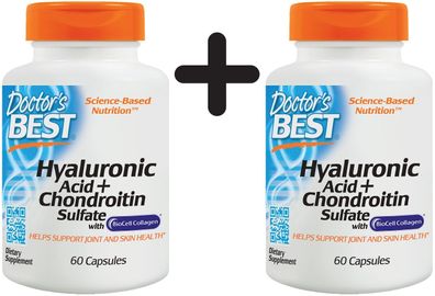 2 x Hyaluronic Acid + Chondroitin Sulfate - 60 caps