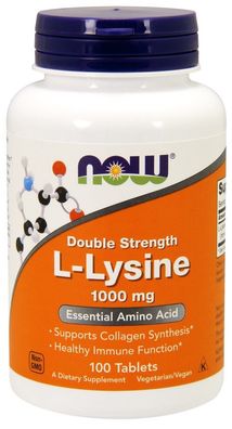 L-Lysine, 1000mg - 100 tabs