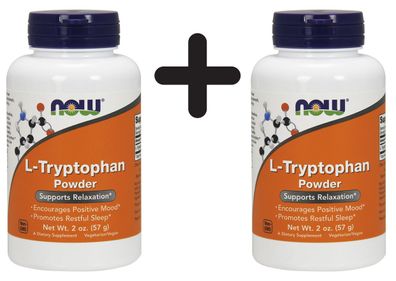 2 x L-Tryptophan, Powder - 57g