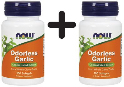 2 x Odorless Garlic - 100 softgels