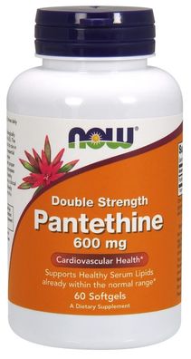 Pantethine, 600mg Double Strength - 60 softgels