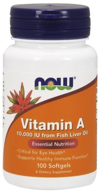 Vitamin A, 10000 IU - 100 softgels