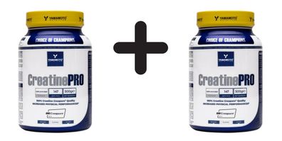 2 x CreatinePRO Creapure, Unflavoured - 500g