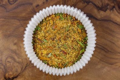 100g Aubergine Gewürzzubereitung mit 30% Meersalz Werksverkauf WOW