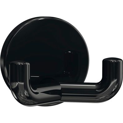 HEWI #477.90.025 90 Mantelhaken Höhe 50mm Polyamid tiefschwarz glänzend