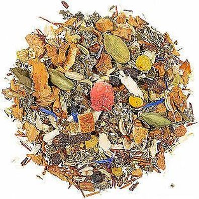 100g BIO Kräutertee Insel der Harmonie aromatisiert mit Erdbeer-Ingwer-Geschmack