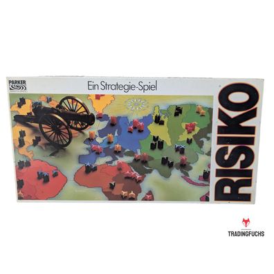 Risiko Brettspiel von Parker Strategie Spiel große weiße Ausgabe | vollständig