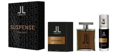 Lancetti Suspense Geschenkset After Shave 100 ml + deo 120 ml