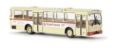 Brekina 50729 Mercedes O 305 Karlsruhe / Sparkasse, 1:87