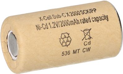 XCell Akku Sub-C 1,2V / 2000mAh 2000SCK/PP