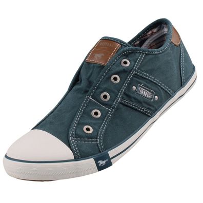 Mustang Damen Canvas Sneaker Blaugrün 1099409/87