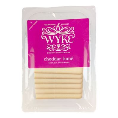 Food-United smoked Cheddar Käse 6 Scheiben geräuchert 160g WYKE Rauchkäse