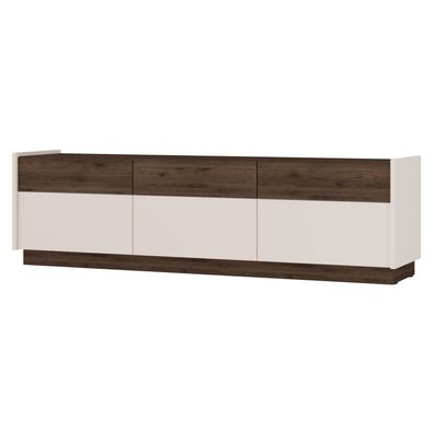 Selsey Kobbe - TV-Schrank mit 6 Schubladen, Beige / Nussbaum, 173 cm