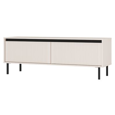 Selsey Osaka - TV-Möbel mit 2 Schubladen, Sandbeige, 140 cm