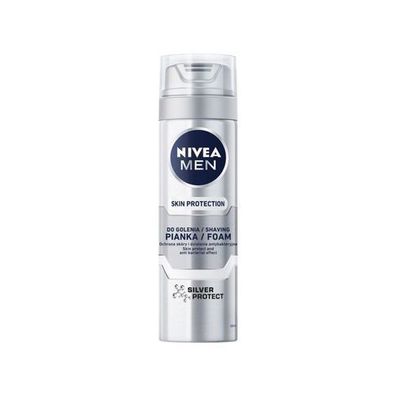 Nivea Männer Hautschutz Rasierschaum Silver Protect, 200ml