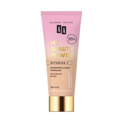 AA Beauty Power Leuchtende Grundierung 02 Nude 30ml