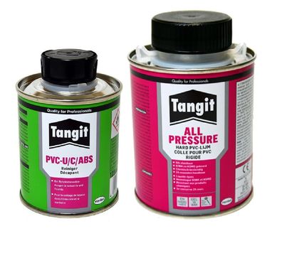 Tangit PVC Set All Pressure Kleber 250 ml & Reiniger 125 ml