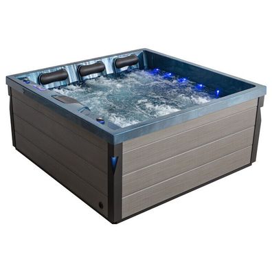 Whirlpool Swim Spa Outdoorpool AWT IN-407 eco OceanWave 200x200 grau