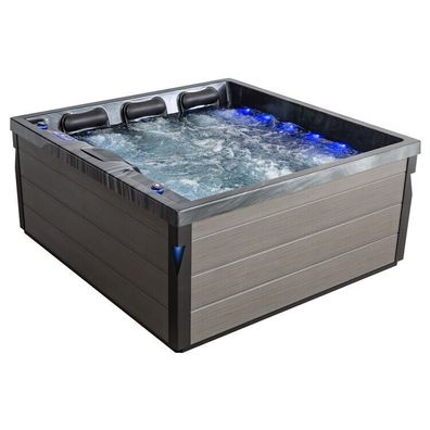 Whirlpool Swim Spa Outdoorpool AWT IN-407 eco CloudyBlack 200x200 grau