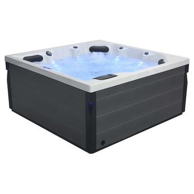 Whirlpool Swim Spa Outdoorpool AWT IN-401 eco Sterling Silver 200x200 grau