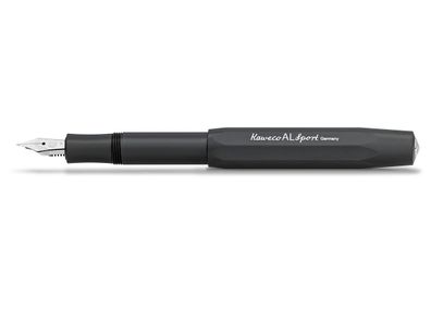 Kaweco AL SPORT Füllhalter schwarz (F, M, B, EF, BB)