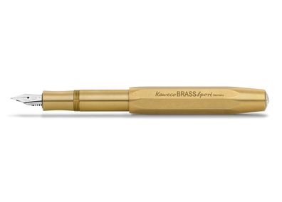 Kaweco BRASS SPORT Füllhalter Messing (F, M, B, EF, BB)