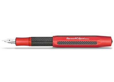 Kaweco AC SPORT Füllhalter Carbon rot (F, M, B, EF, BB)