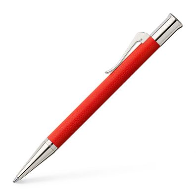 Graf von Faber-Castell Drehkugelschreiber Guilloche, India Red