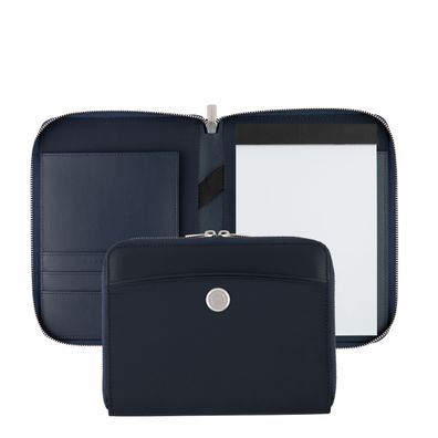 A5 Konferenzmappe zip Contour Navy von Hugo Boss