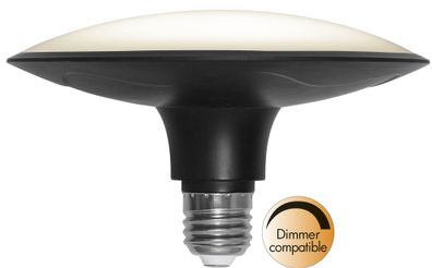 Illumination LED, E27,3000 K, schwarz, Teller